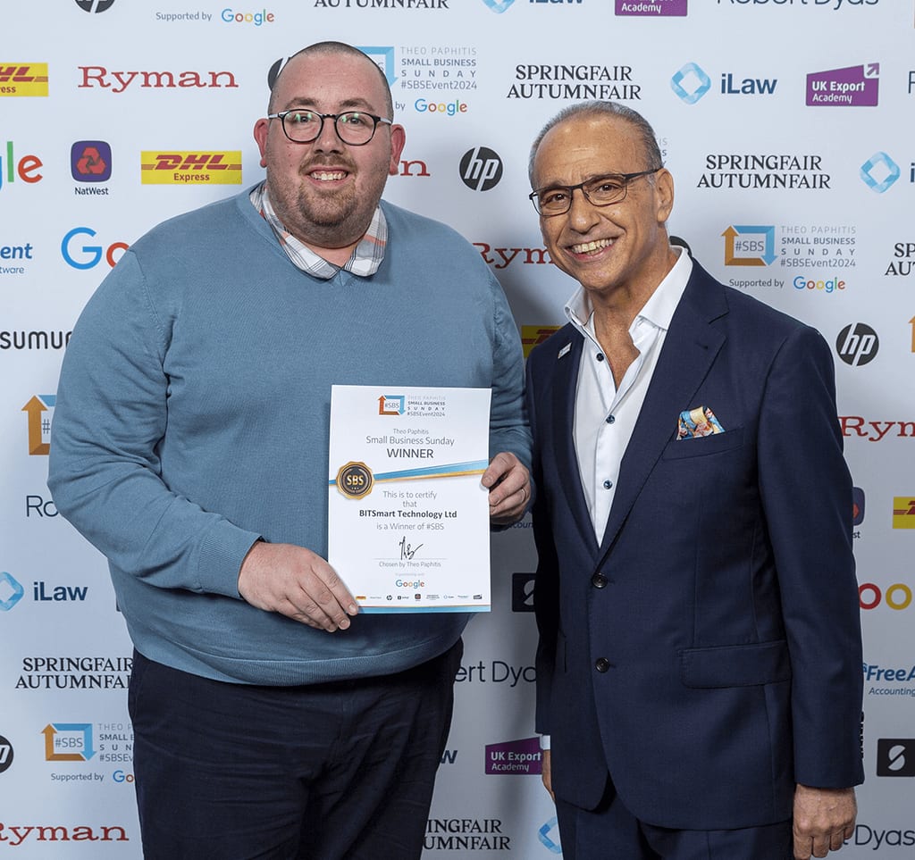 About Us, CEO Tony with Theo Paphitis from #SBS & Dragon's Den